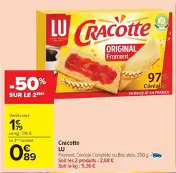 Carrefour Market CRACOTTE LU offre