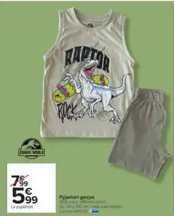 Carrefour Pyjashort Garçon offre