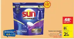 Carrefour Market Capsules Lave-vaisselle SUN offre