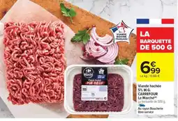 Carrefour LA BARQUETTE DE 500 G offre