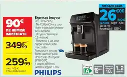 Carrefour Expresso broyeur offre
