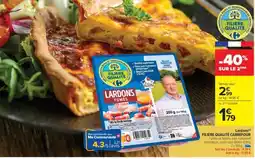 Carrefour Lardons Fumés offre
