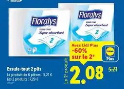 Lidl Essuie-tout 2 plis offre