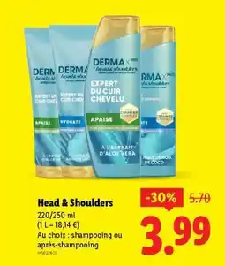 Lidl HEAD & SHOULDERS offre