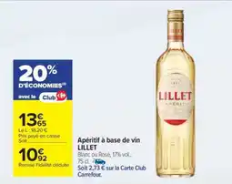 Carrefour LILLET offre