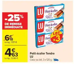 Carrefour Petit écolier Tendre LU offre