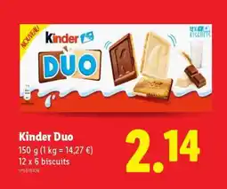 Lidl KINDER Duo offre