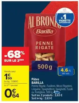 Carrefour BARILLA offre