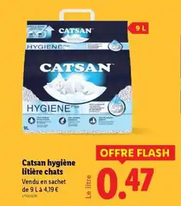 Lidl Catsan hygiène litière chats offre