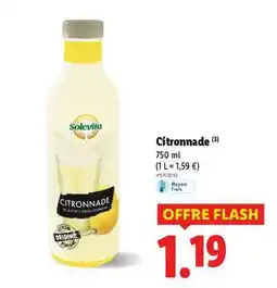 Lidl Citronnade offre