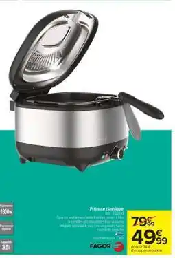 Carrefour Friteuse classique offre