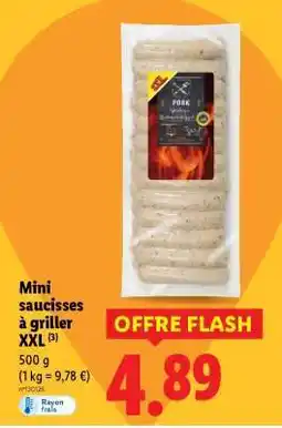 Lidl Mini saucisses à griller XXL offre