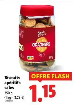 Lidl Biscuits apéritifs salés offre