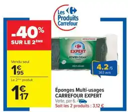 Carrefour Éponges Multi-usages CARREFOUR EXPERT offre