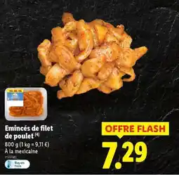 Lidl ÉMINCÉS DE FILET DE POULET offre