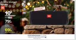 Carrefour Enceinte bluetooth portable JBL offre