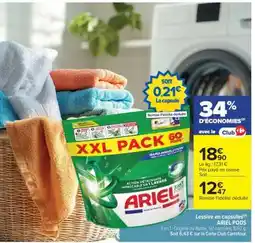 Carrefour ARIEL PODS offre