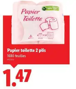 Lidl Papier toilette 2 plis offre