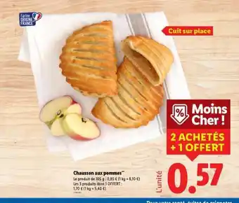 Lidl Chausson aux pommes offre