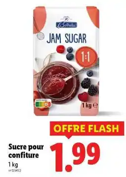 Lidl Sucre pour confiture offre