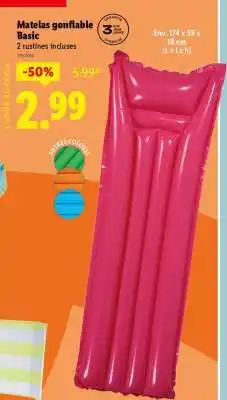 Lidl Matelas gonflable Basic offre