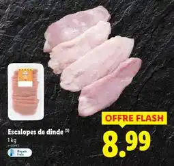 Lidl Escalopes De Dinde offre