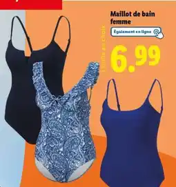Lidl Maillot de bain femme offre