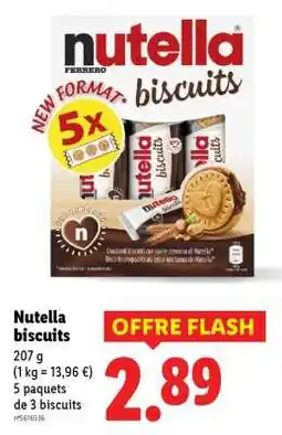 Lidl NUTELLA BISCUITS offre