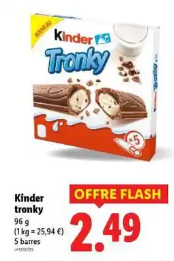 Lidl KINDER Tronky offre