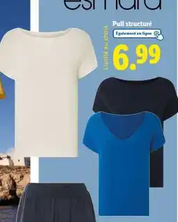 Lidl Pull structuré offre
