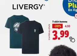 Lidl T-shirt homme offre