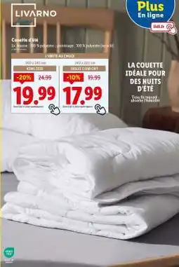 Lidl Couette d'été offre