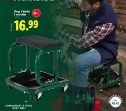 Lidl Siège d'atelier à roulettes offre