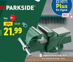 Lidl Étau PARKSIDE offre