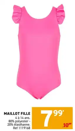 Trafic Maillot fille offre