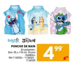 Trafic Poncho de bain offre