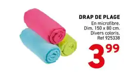 Trafic Drap de plage offre