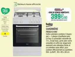 Extra Cuisinière offre