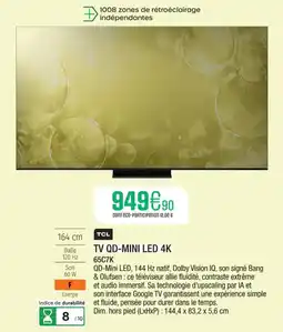 Extra Tv qd mini led 4k offre