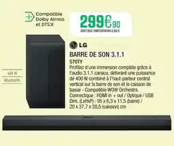 Extra Barre de son offre