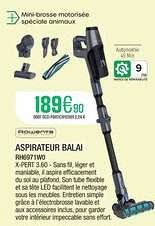 Extra Aspirateur balai offre