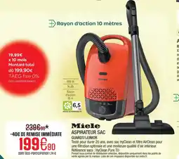 Extra Aspirateur sac offre