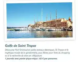 TUI Golfe de saint tropez offre