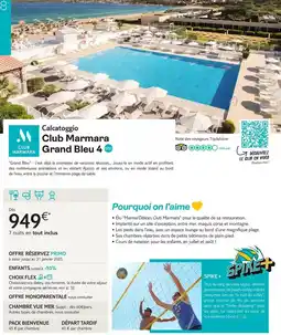 TUI Club marmara grand bleu 4 offre