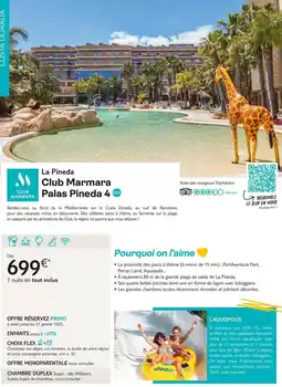 TUI Club marmara palas pineda 4 offre