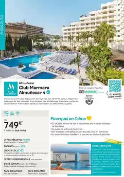 TUI Club marmara almuñecar 4 offre