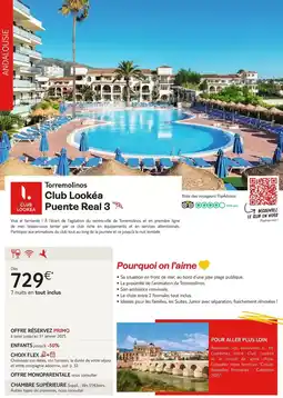 TUI Club lookéa puente real 3 offre