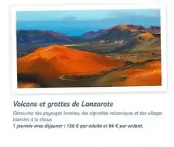 TUI Volcans et grottes de lanzarote offre
