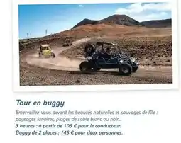 TUI Tour en buggy offre