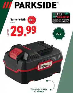 Lidl Batterie 4 ah offre